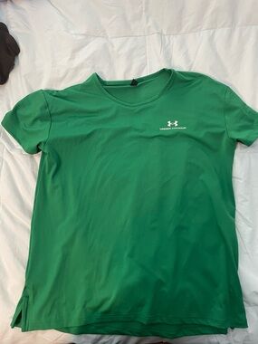Under Armour Green DriFit Rush Short Sleeve Performance Tee